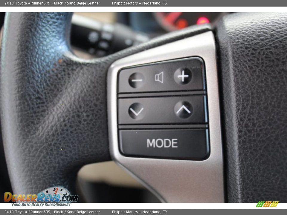 2013 Toyota 4Runner SR5 Black / Sand Beige Leather Photo #20