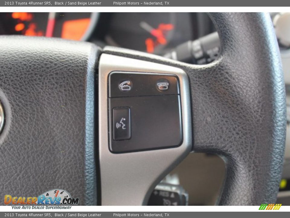 2013 Toyota 4Runner SR5 Black / Sand Beige Leather Photo #21