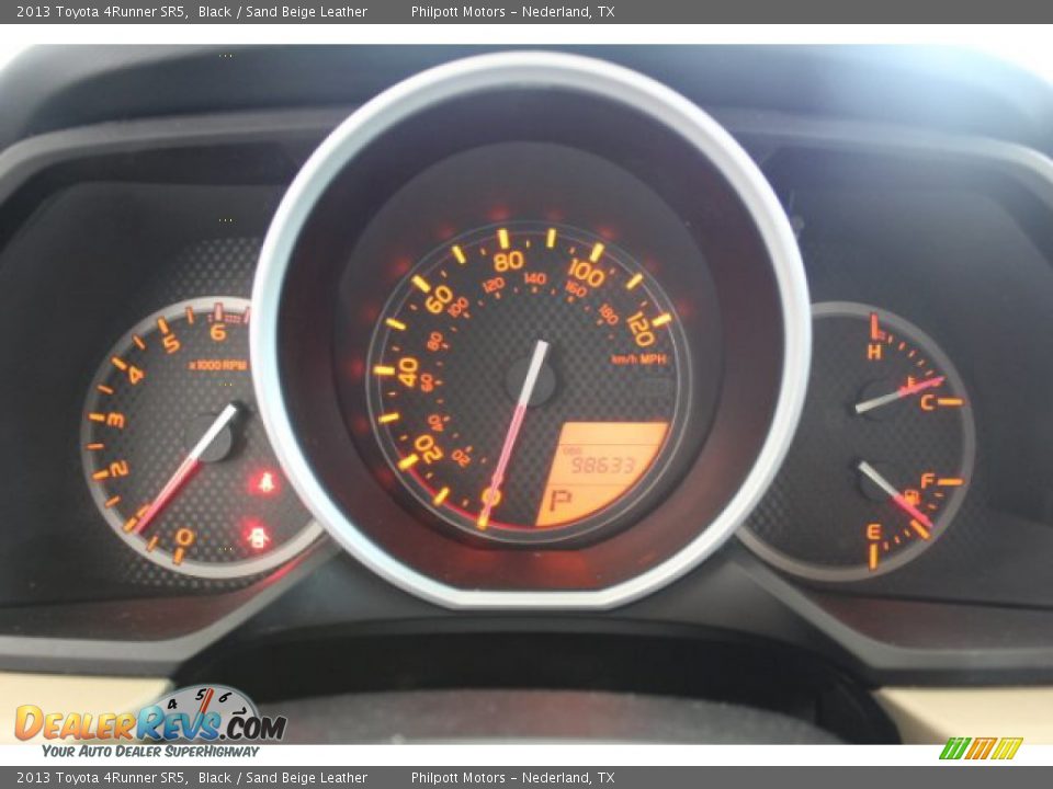 2013 Toyota 4Runner SR5 Black / Sand Beige Leather Photo #22