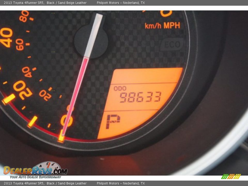 2013 Toyota 4Runner SR5 Black / Sand Beige Leather Photo #23