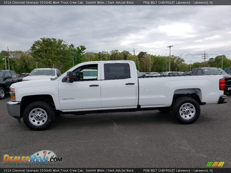 2019 Chevrolet Silverado 3500HD Work Truck Crew Cab Summit White / Dark Ash/Jet Black Photo #3