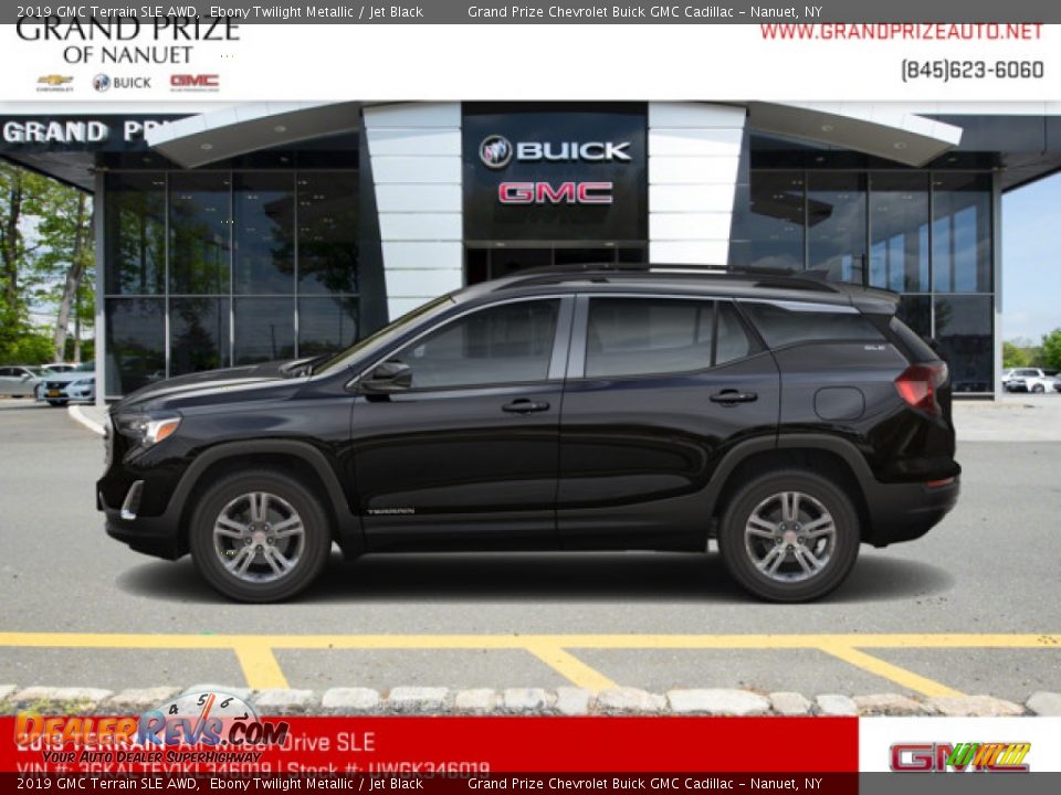 2019 GMC Terrain SLE AWD Ebony Twilight Metallic / Jet Black Photo #2