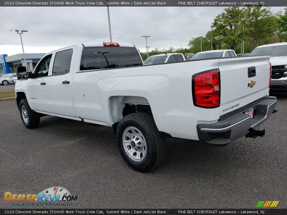 2019 Chevrolet Silverado 3500HD Work Truck Crew Cab Summit White / Dark Ash/Jet Black Photo #4
