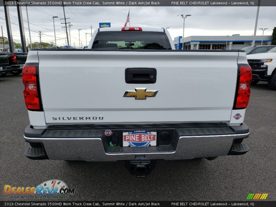 2019 Chevrolet Silverado 3500HD Work Truck Crew Cab Summit White / Dark Ash/Jet Black Photo #5