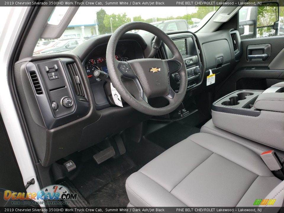 2019 Chevrolet Silverado 3500HD Work Truck Crew Cab Summit White / Dark Ash/Jet Black Photo #7