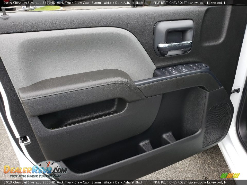 2019 Chevrolet Silverado 3500HD Work Truck Crew Cab Summit White / Dark Ash/Jet Black Photo #8