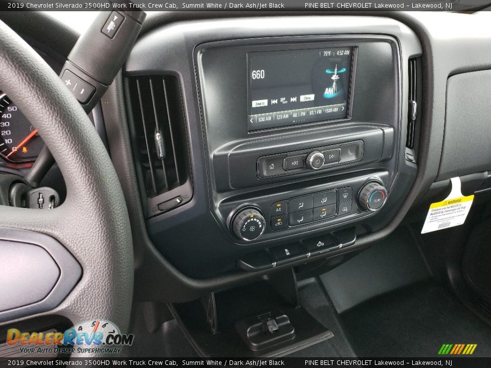 2019 Chevrolet Silverado 3500HD Work Truck Crew Cab Summit White / Dark Ash/Jet Black Photo #10