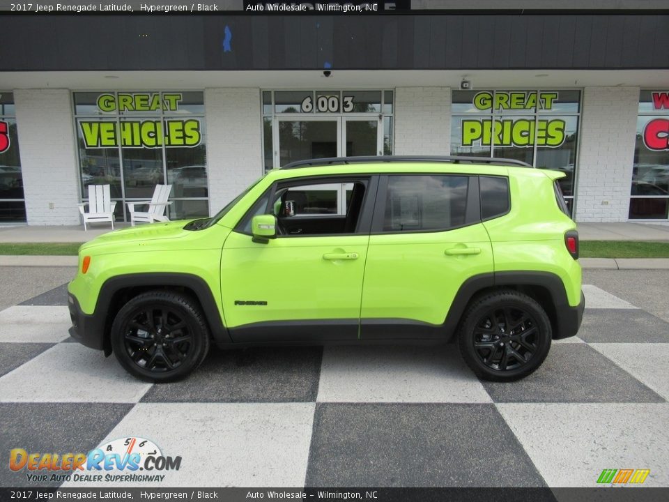 2017 Jeep Renegade Latitude Hypergreen / Black Photo #1