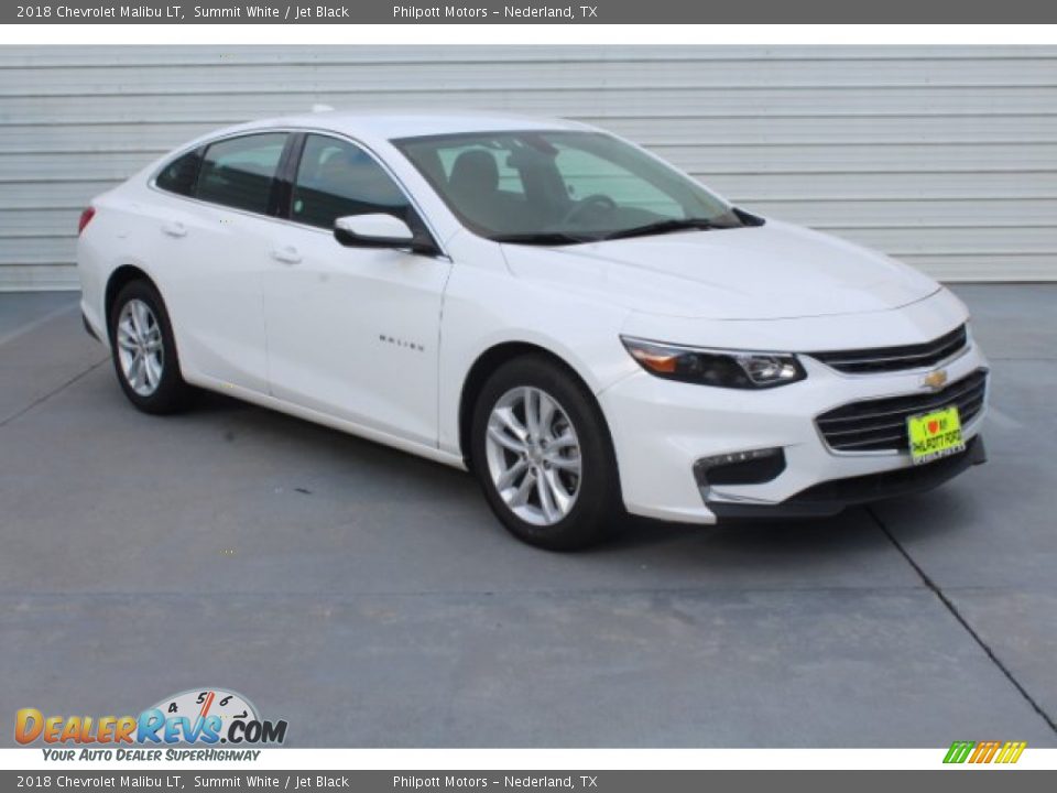 2018 Chevrolet Malibu LT Summit White / Jet Black Photo #2
