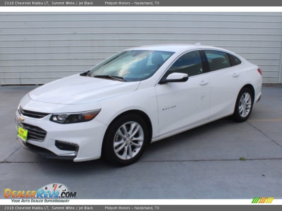 2018 Chevrolet Malibu LT Summit White / Jet Black Photo #4