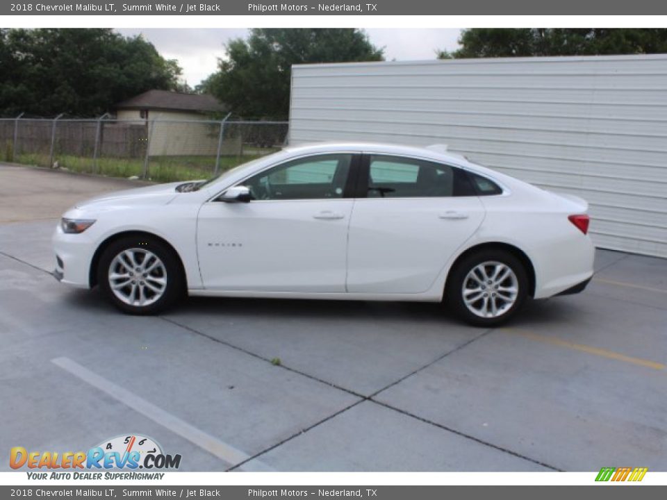 2018 Chevrolet Malibu LT Summit White / Jet Black Photo #6