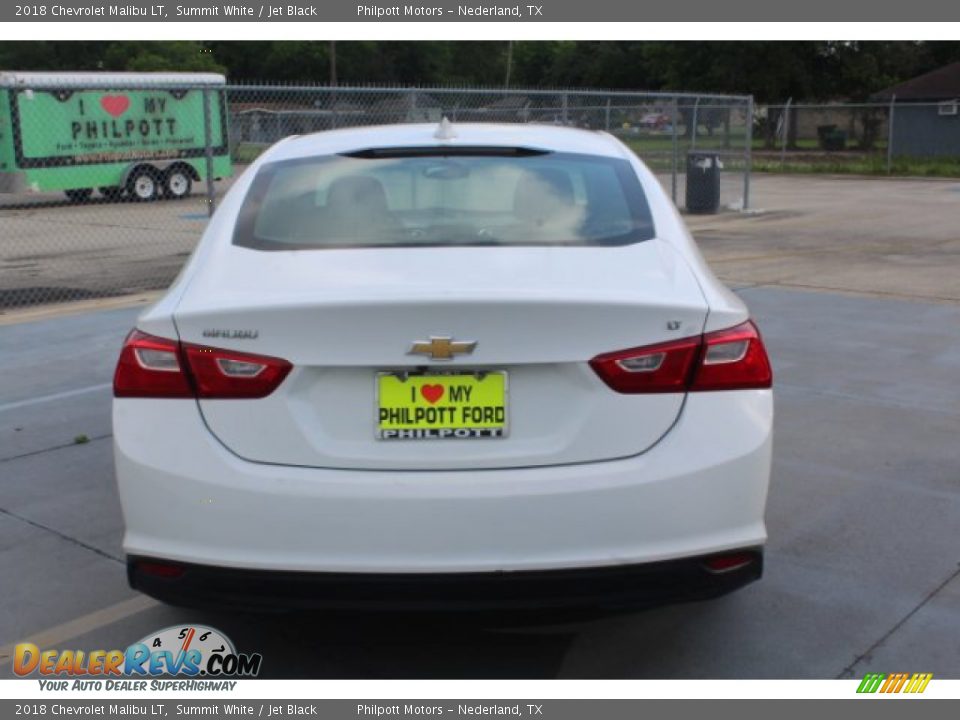2018 Chevrolet Malibu LT Summit White / Jet Black Photo #8