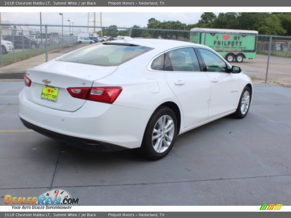 2018 Chevrolet Malibu LT Summit White / Jet Black Photo #9
