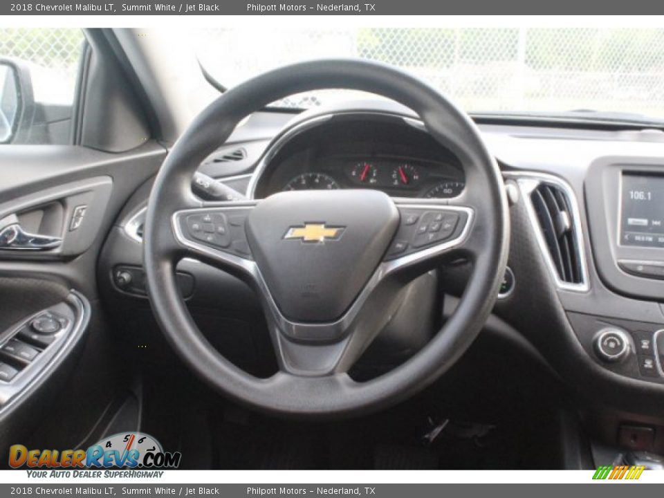 2018 Chevrolet Malibu LT Summit White / Jet Black Photo #22