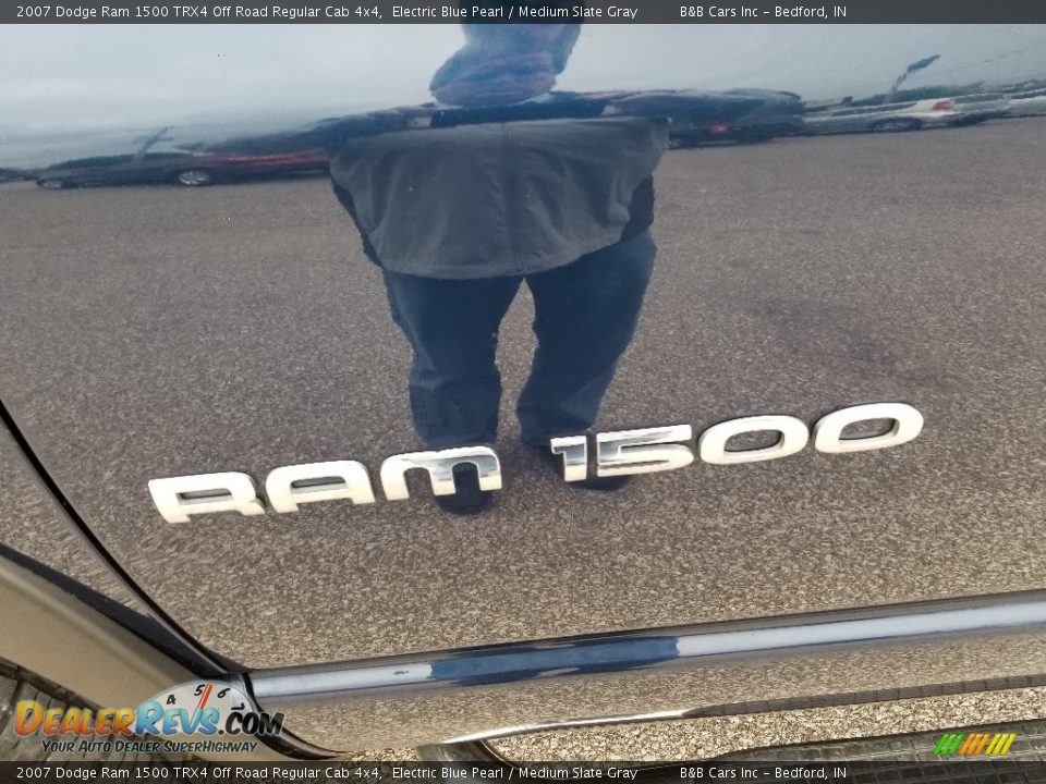 2007 Dodge Ram 1500 TRX4 Off Road Regular Cab 4x4 Electric Blue Pearl / Medium Slate Gray Photo #10