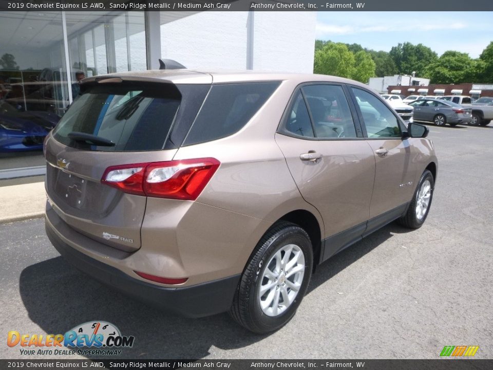 2019 Chevrolet Equinox LS AWD Sandy Ridge Metallic / Medium Ash Gray Photo #4