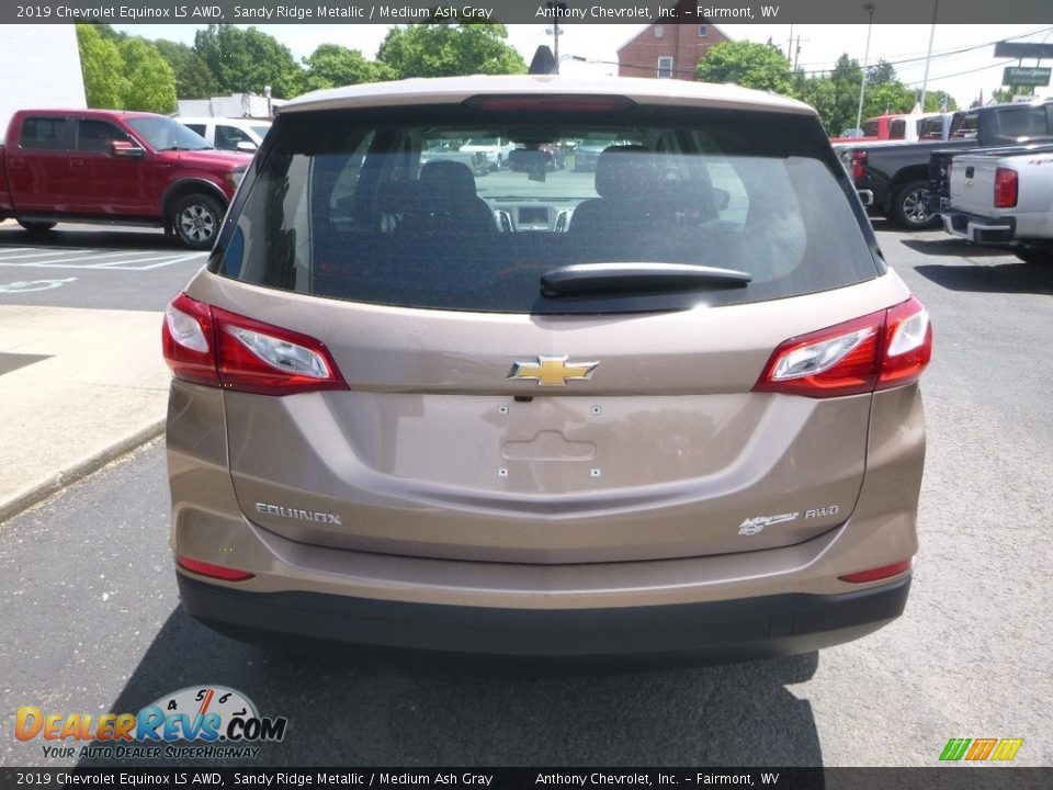 2019 Chevrolet Equinox LS AWD Sandy Ridge Metallic / Medium Ash Gray Photo #5