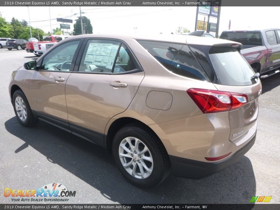 2019 Chevrolet Equinox LS AWD Sandy Ridge Metallic / Medium Ash Gray Photo #6