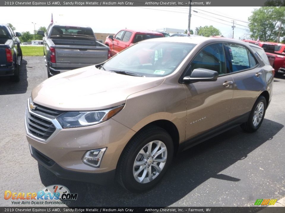 2019 Chevrolet Equinox LS AWD Sandy Ridge Metallic / Medium Ash Gray Photo #7