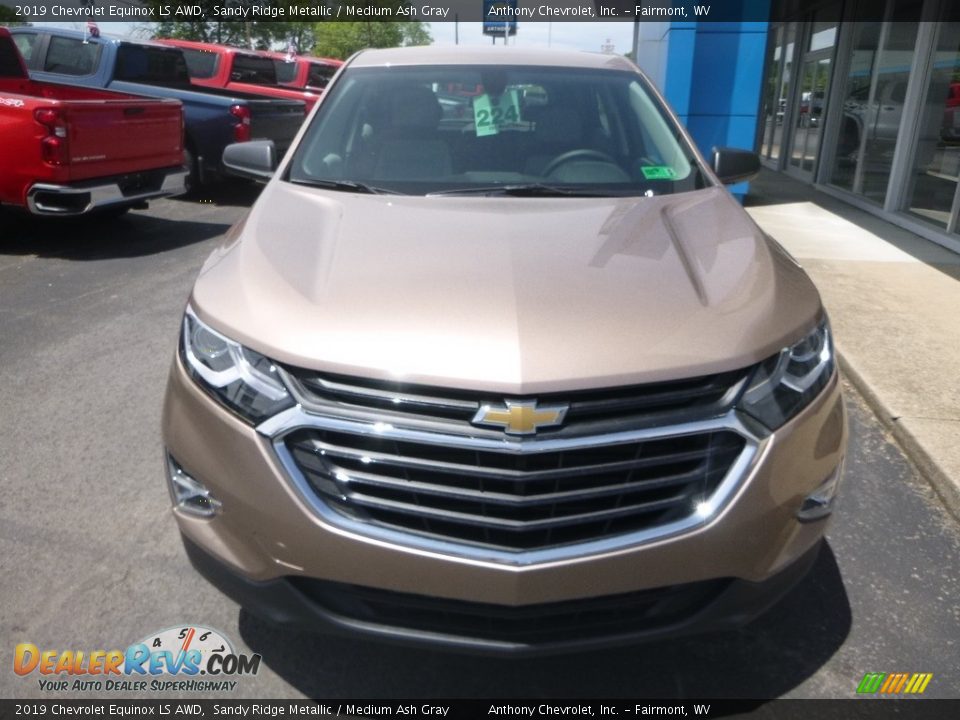 2019 Chevrolet Equinox LS AWD Sandy Ridge Metallic / Medium Ash Gray Photo #8