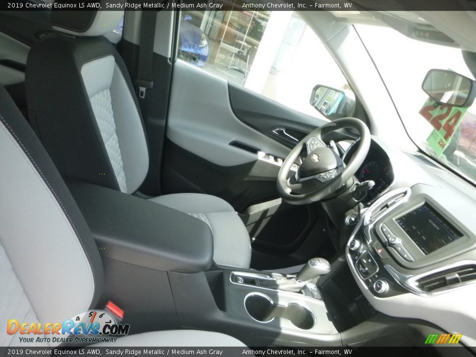 2019 Chevrolet Equinox LS AWD Sandy Ridge Metallic / Medium Ash Gray Photo #9