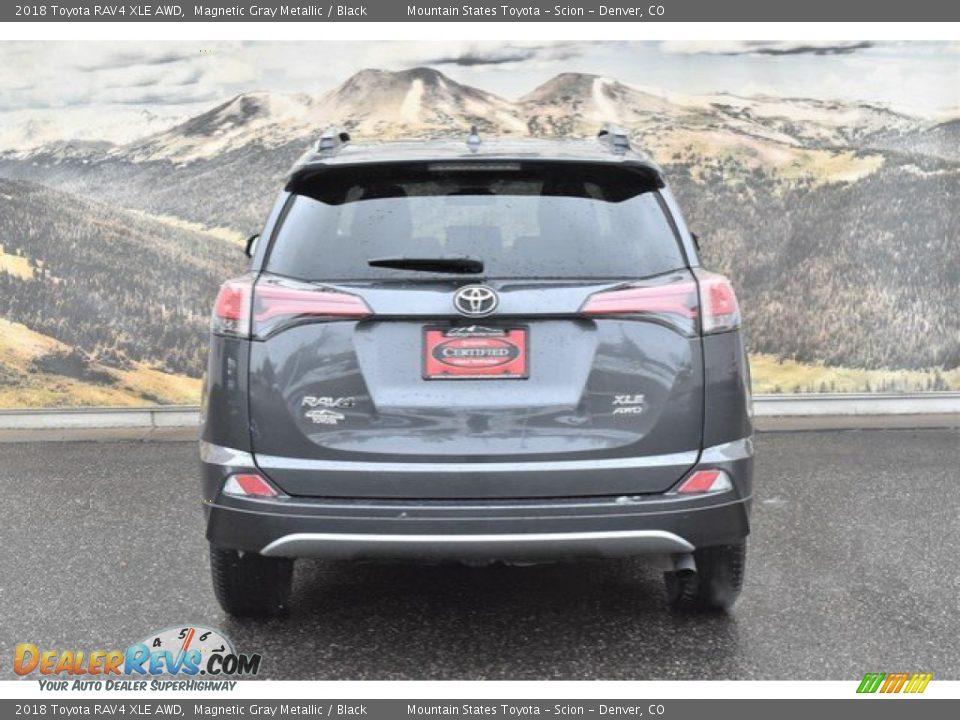 2018 Toyota RAV4 XLE AWD Magnetic Gray Metallic / Black Photo #8