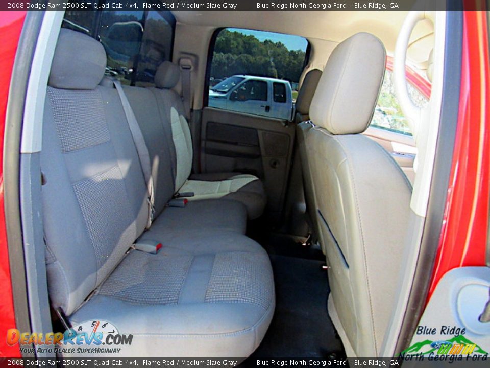 2008 Dodge Ram 2500 SLT Quad Cab 4x4 Flame Red / Medium Slate Gray Photo #8