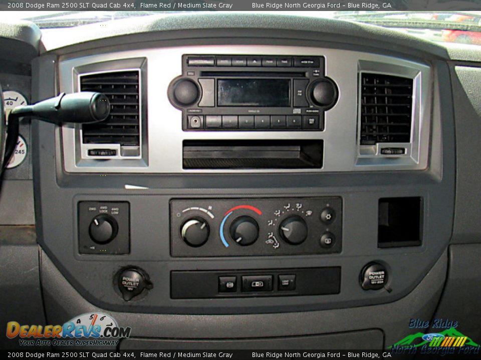 2008 Dodge Ram 2500 SLT Quad Cab 4x4 Flame Red / Medium Slate Gray Photo #10