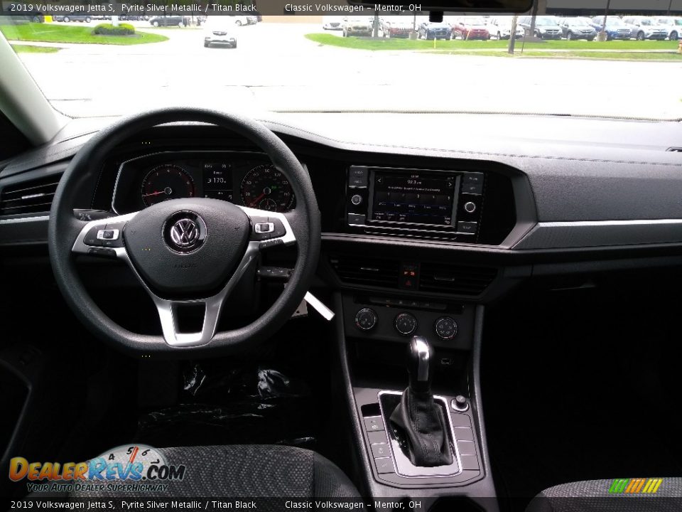 2019 Volkswagen Jetta S Pyrite Silver Metallic / Titan Black Photo #4