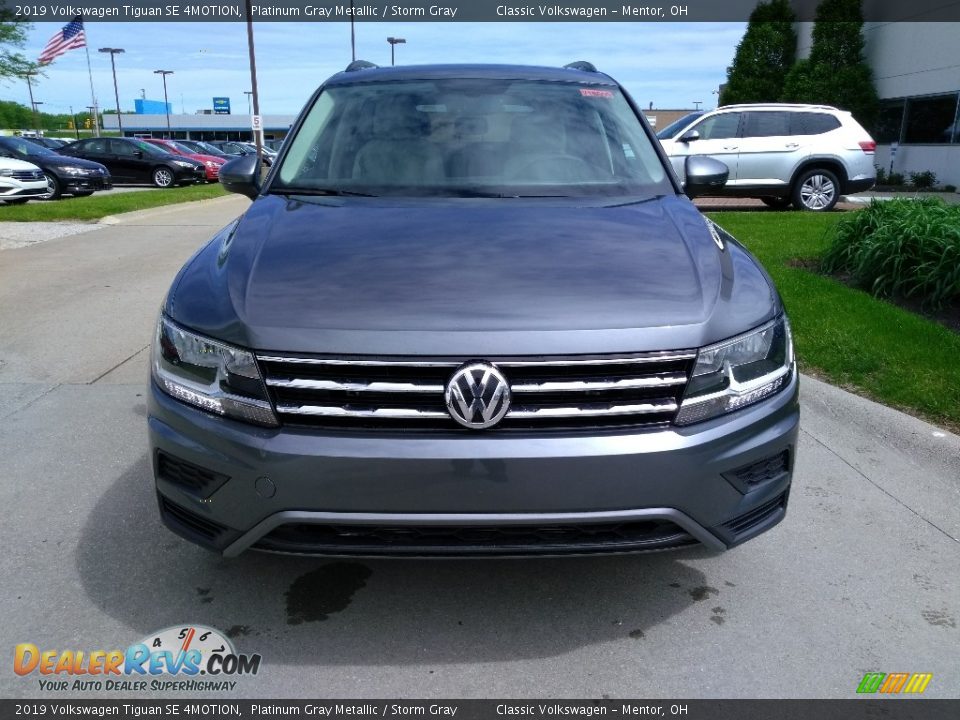 2019 Volkswagen Tiguan SE 4MOTION Platinum Gray Metallic / Storm Gray Photo #2