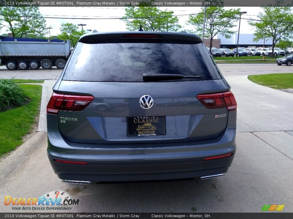 2019 Volkswagen Tiguan SE 4MOTION Platinum Gray Metallic / Storm Gray Photo #5