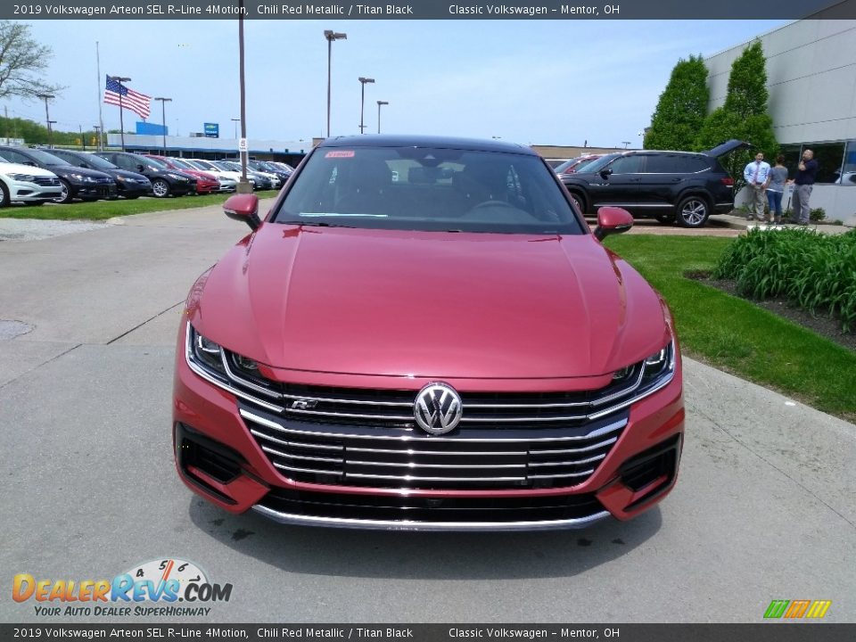 2019 Volkswagen Arteon SEL R-Line 4Motion Chili Red Metallic / Titan Black Photo #2