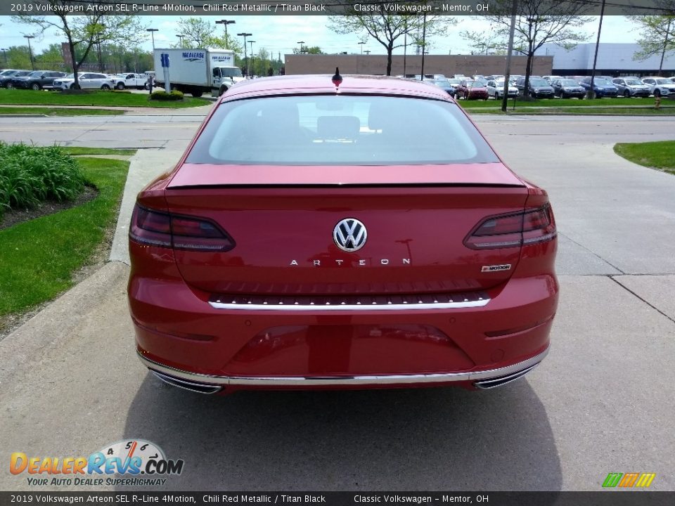 2019 Volkswagen Arteon SEL R-Line 4Motion Chili Red Metallic / Titan Black Photo #5
