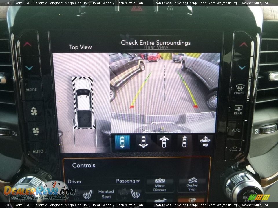 Controls of 2019 Ram 3500 Laramie Longhorn Mega Cab 4x4 Photo #17
