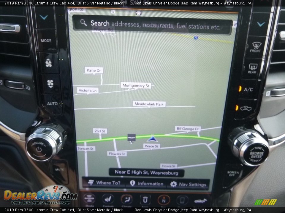 Navigation of 2019 Ram 3500 Laramie Crew Cab 4x4 Photo #20
