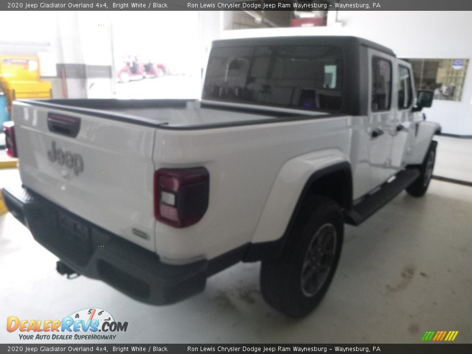 2020 Jeep Gladiator Overland 4x4 Bright White / Black Photo #6