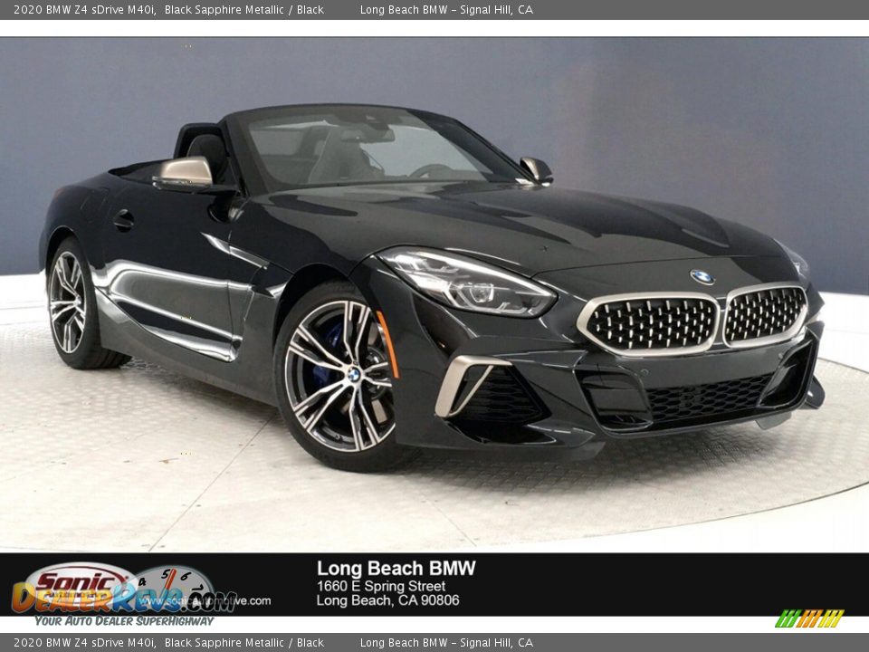 2020 BMW Z4 sDrive M40i Black Sapphire Metallic / Black Photo #1