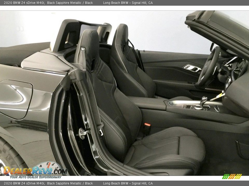 Black Interior - 2020 BMW Z4 sDrive M40i Photo #2