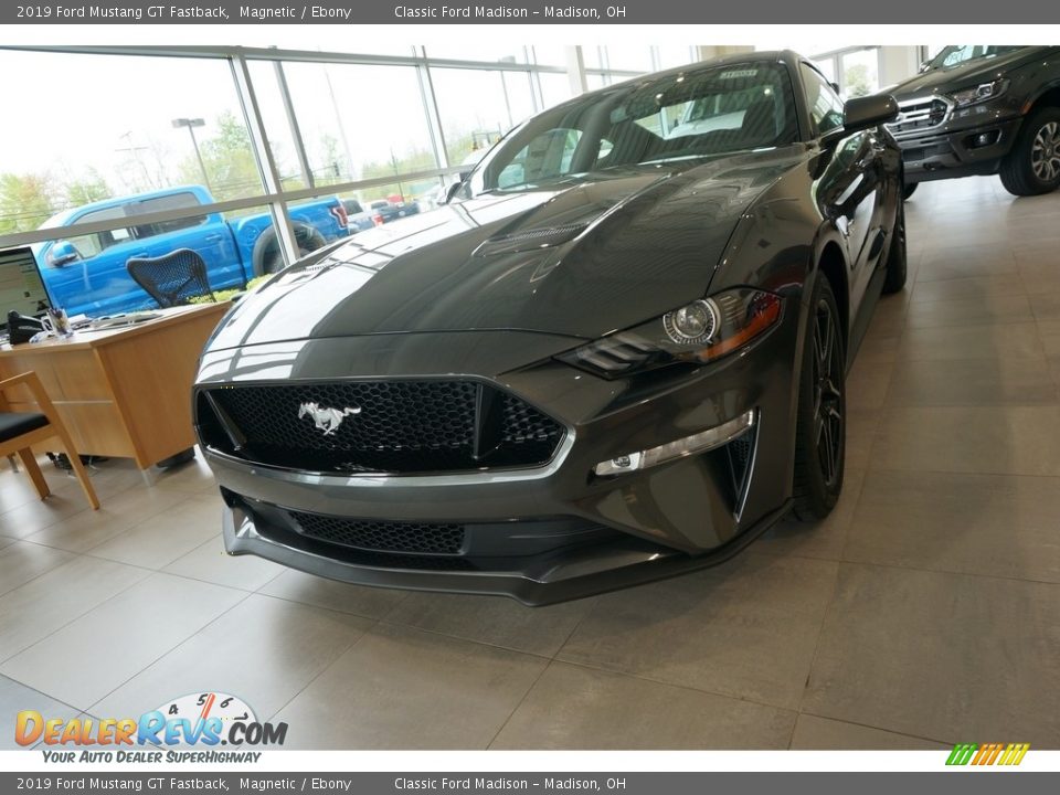 2019 Ford Mustang GT Fastback Magnetic / Ebony Photo #1