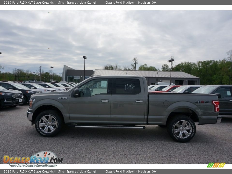 2019 Ford F150 XLT SuperCrew 4x4 Silver Spruce / Light Camel Photo #2