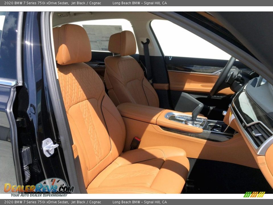 Cognac Interior - 2020 BMW 7 Series 750i xDrive Sedan Photo #2