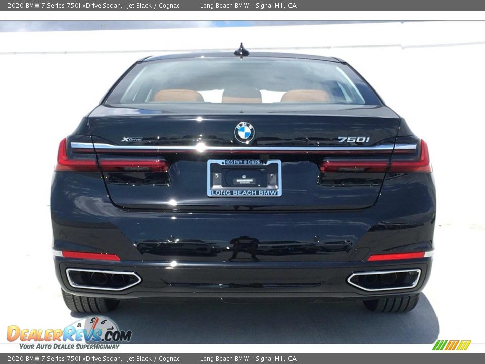 2020 BMW 7 Series 750i xDrive Sedan Jet Black / Cognac Photo #4