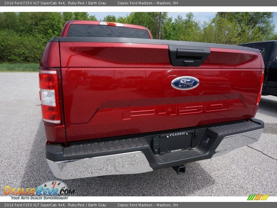 2019 Ford F150 XLT SuperCab 4x4 Ruby Red / Earth Gray Photo #3
