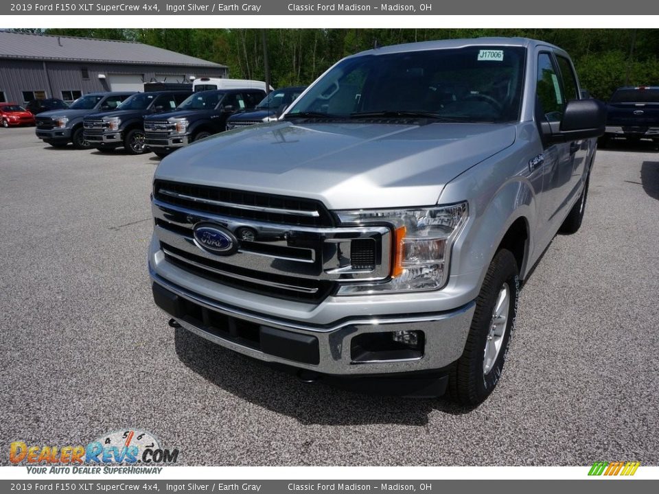 2019 Ford F150 XLT SuperCrew 4x4 Ingot Silver / Earth Gray Photo #1
