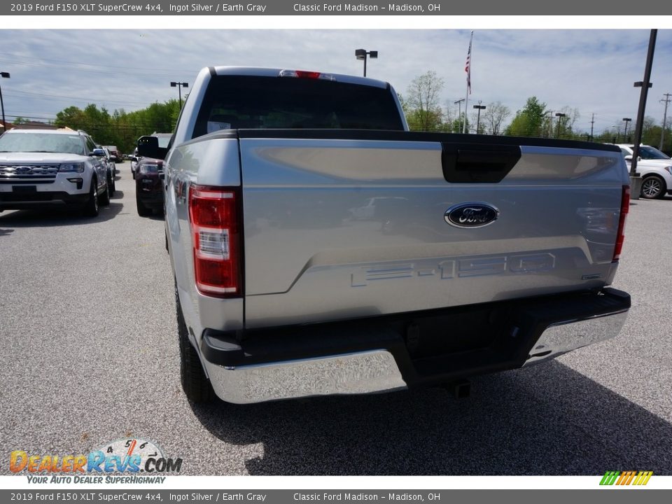 2019 Ford F150 XLT SuperCrew 4x4 Ingot Silver / Earth Gray Photo #3