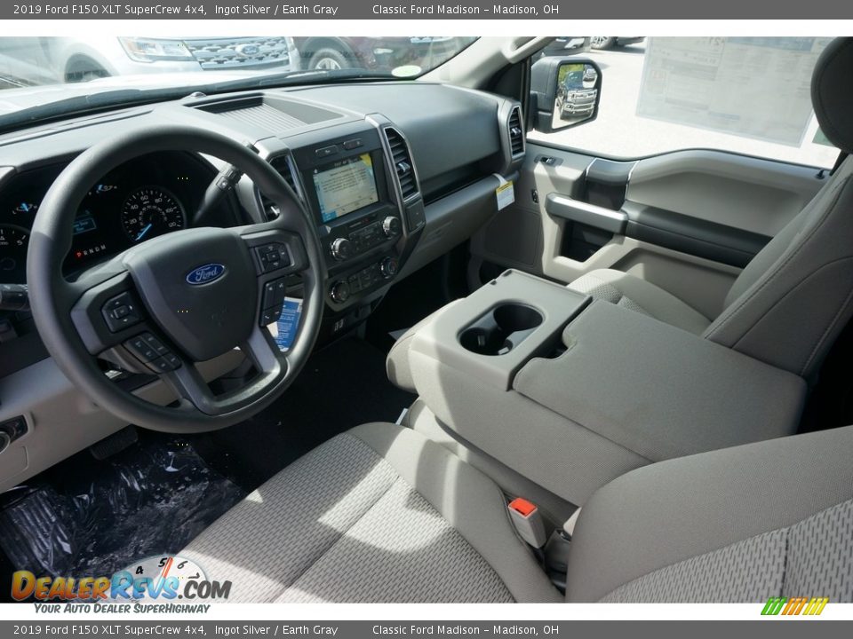 2019 Ford F150 XLT SuperCrew 4x4 Ingot Silver / Earth Gray Photo #4