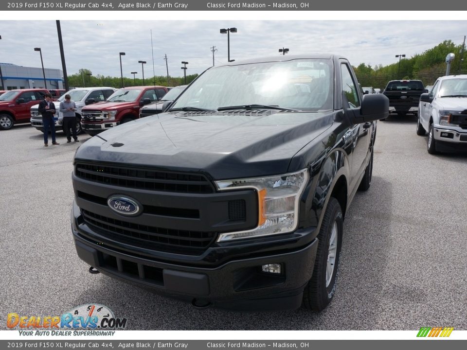 2019 Ford F150 XL Regular Cab 4x4 Agate Black / Earth Gray Photo #1