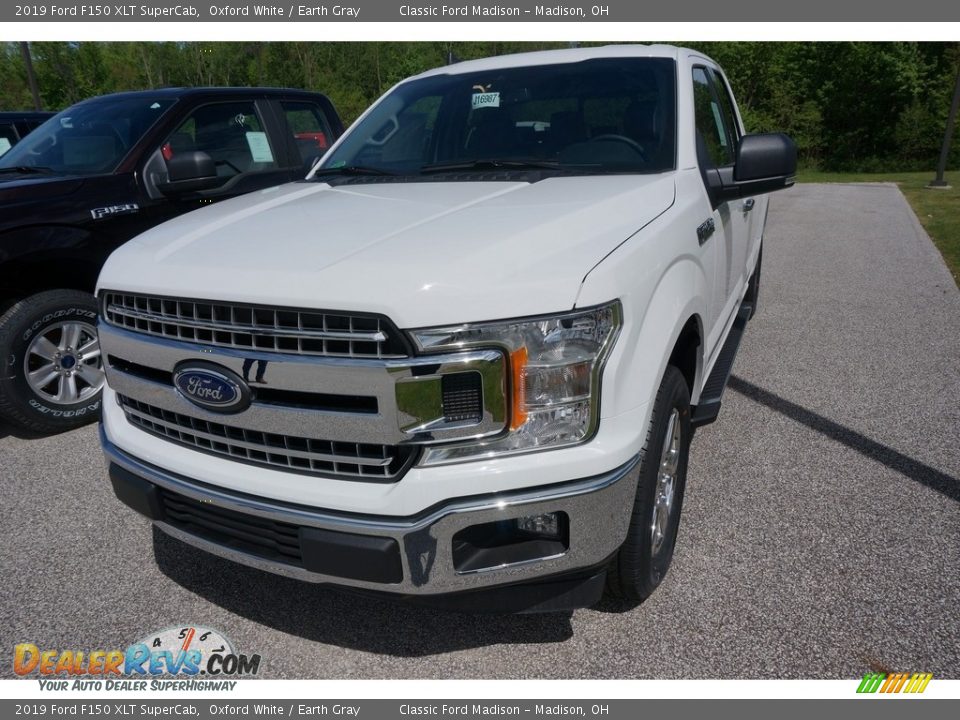 2019 Ford F150 XLT SuperCab Oxford White / Earth Gray Photo #1