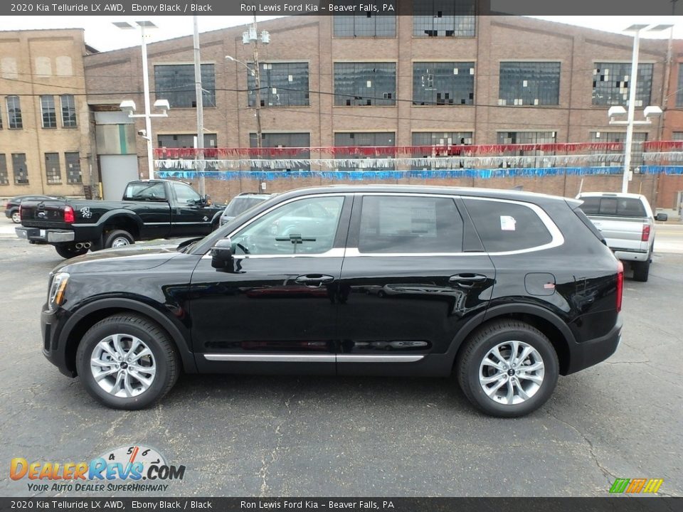 Ebony Black 2020 Kia Telluride LX AWD Photo #6