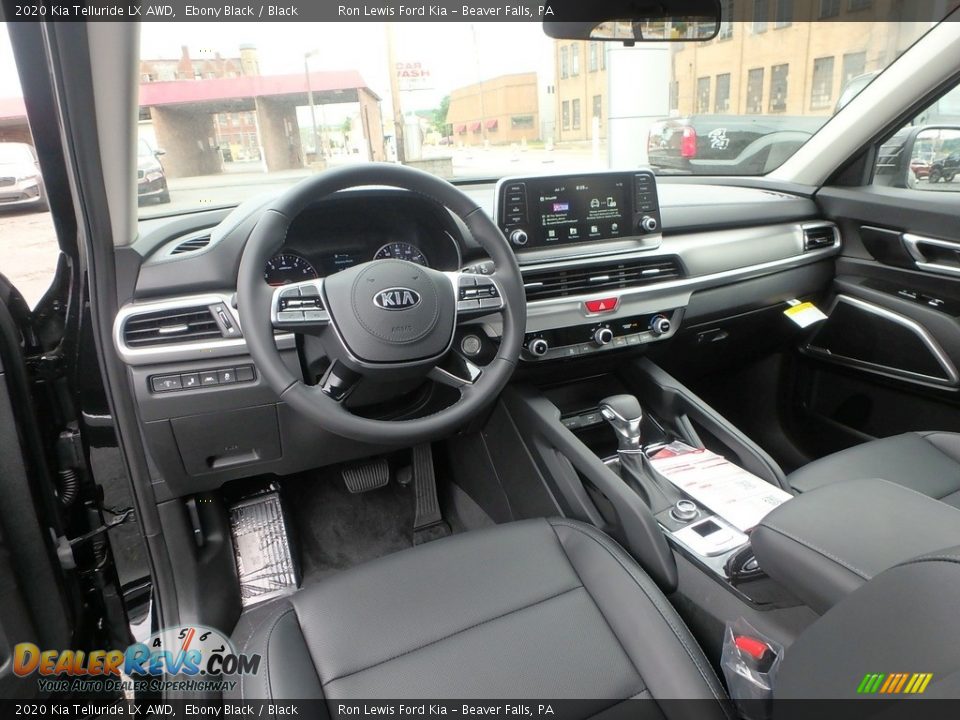 Black Interior - 2020 Kia Telluride LX AWD Photo #14